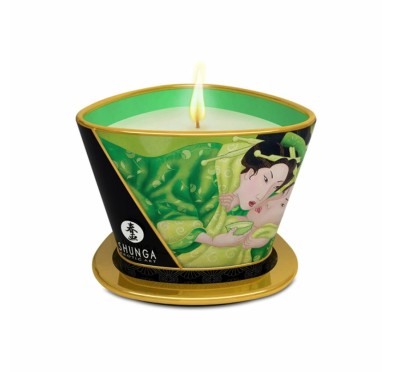 Świeca do masażu - Shunga Massage Candle Green Tea 170 ml